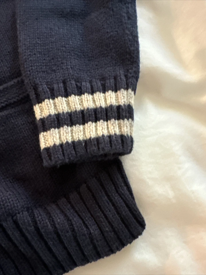 Ralph Lauren Polo Niños Pirata Cárdigan Suéter Universitario Letterman L 14-16 Foto 4 de 4