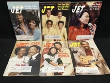 JET MAGAZINE, LOT OF 6, 1977, 2/24, 3/3, 3/10, 3/17, 3/24, 4/28