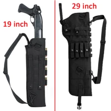 Tactical Molle Scabbard Bag Rifle Shotgun Gun Holster Pouch Hunting Accessories