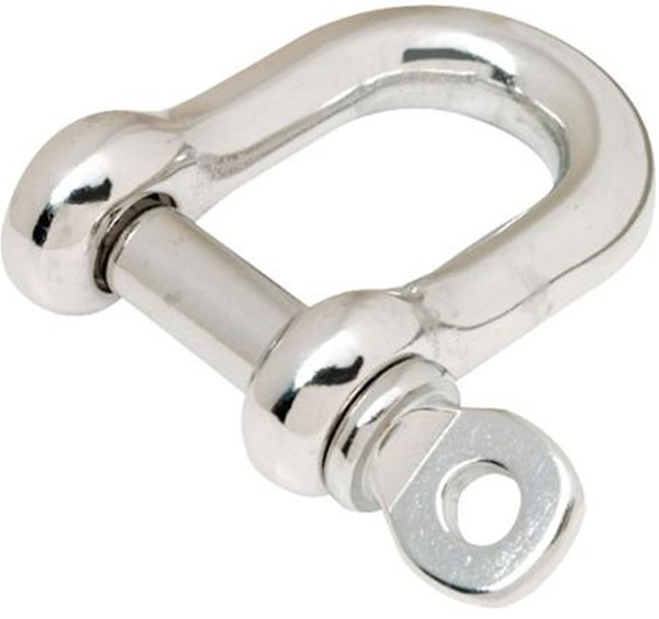 1000kg Stainless Steel Marine Rigging Lifting Screw Pin Dee Shackle Certified