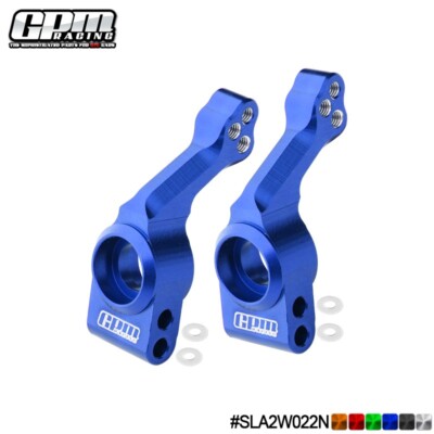 GPM 7075 Alloy Rear Stub Axle Carriers For TRAXXAS Slash Pro Rustler Hoss 4X4