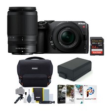 Nikon Z 30 Mirrorless Z DX 16-50mm NIKKOR Z DX 50-250mm Lenses Bundle Vlogger
