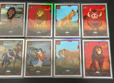 2024 Topps Chrome Disney The Lion Kings Simba Musafa Scar Pumbaa