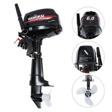 Water Cooling System Outboard Motor 6HP2 Stroke Tiller Shaft Fishing Boat Engine