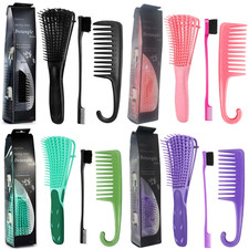 Detangling Brush for Curly Hair African American Natural hair Styling Comb Tools