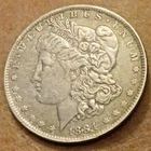 1884-0 UNCIRCULATED HARD TO FIND EYE - CATCHING BEAUTIFUL MORGAN SILVER DOLLAR