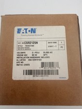 CSR2125N 125A 2-Pole 120/240V Eaton Main Breaker New in Box w/ Hardware