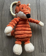 Jellycat Orange Fox Baby Rattle Plush Soft Toy Mini Under 15cm