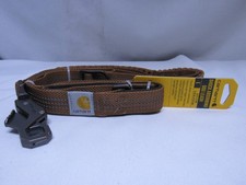 CARHARTT SHOCK ABSORBING NYLON DOG LEASH, BROWN LARGE 6'X1" NWT