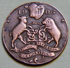Rare 1906 International Livestock Exposition Trade Merchant Token - Lot 1190