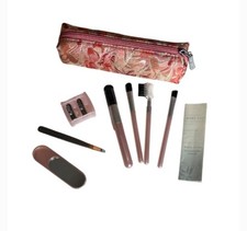 New Mary Kay Beauty Fix Kit Cosmetic / Makeup Brushes Tweezers Lot / Set In Bag