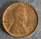 1910-S Lincoln Wheat Cent 1c - Nice XF Cent