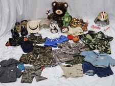 Build-A-Bear Boy Clothes Clothing Shoes Accessories Lot Bundle Military Sports