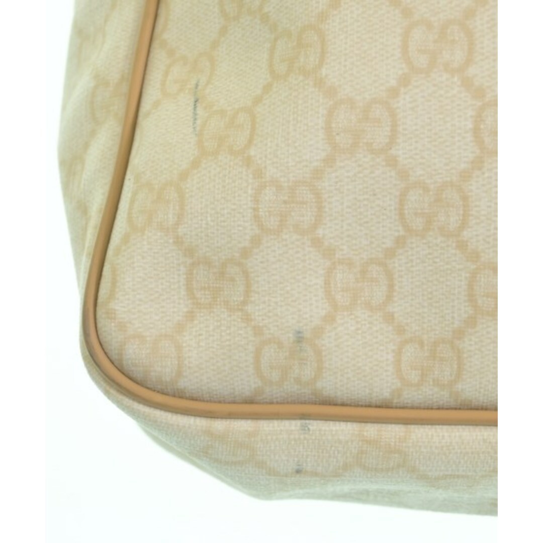Gucci Women's Shoulder Bag White Beige Pattern Used Free Shipping thumbnail 10