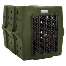 Dakota 283 Canine Rough  Tough Economy Kennel, Pet Crate, Olive Open Box 