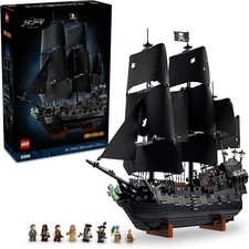 LEGO Icons Captain Jack Sparrow’s Pirate Ship Building Set for Adults, Ages 18+