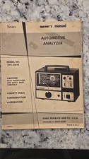 Sears Automotive Engine Analyzer Manual Model 244.21043
