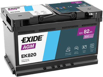 Starter battery EXIDE EK820