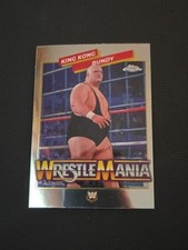 KING KONG BUNDY 2026 Topps Chrome WWE Wrestling Wrestle Mania Insert Card #WMR14