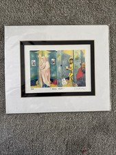 Nelson de la Nuez” Holy Shit” Frame Matte Print, Signed 8