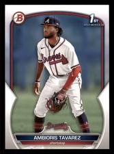 2023 Bowman Ambioris Tavarez #BP-33 FBC Atlanta Braves
