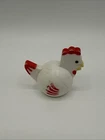 Vintage Fisher-Price Little People Chicken Hen Red White Farm Animal 1970s Toy
