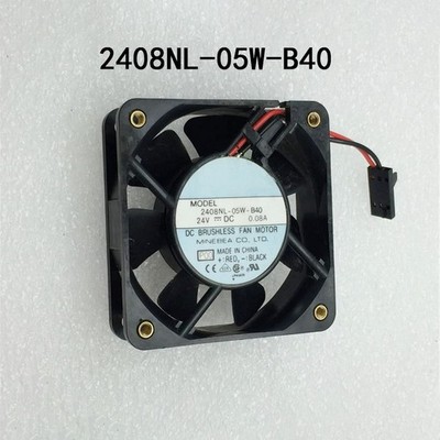New sealed cooling radiator 24V 0.08A 2408NL-05W-B40 6*6*2CM NMB Axial flow fan