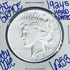 1924 S SILVER PEACE DOLLAR AUTHENTIC HI GRADE U.S. MINT COIN RARE KEY DATE 6253