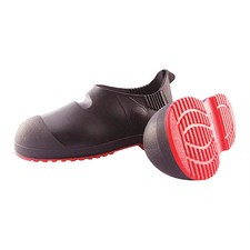 Tingley 45811 Overshoes, Plain Toe, Pvc, 5 1/2 In Height, Pull On Closure,