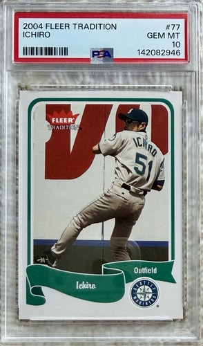 2004 FLEER TRADITION ICHIRO SUZUKI PSA 10 POP 6