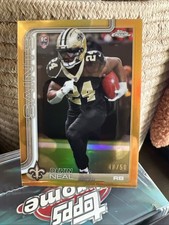 2025 Topps Chrome Football RC Gold Devin Neal #391 Saints NFL Serial 48/50 Card