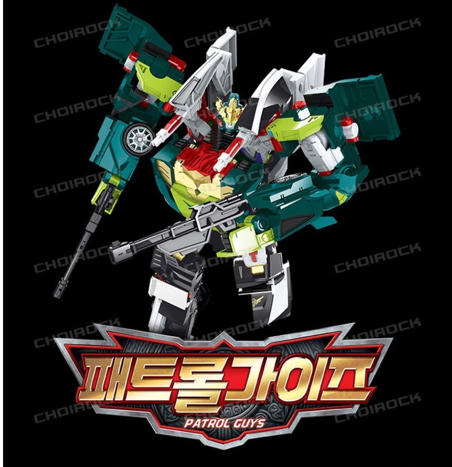 Hello Carbot The Braves PATROL GUYS Heat Guy Code Guy Transformer