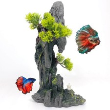 Large and Tall Aquarium Mountain View Stone Decorations