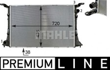 RADIATOR ENGINE COOLING FITS: AUDI A6 C7 AVANT RS6 QUATTRO/RS6 PERFORMANCE QU