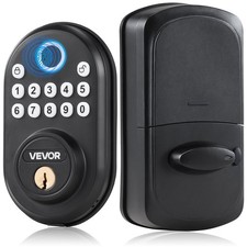 Keyless Entry Smart Door Lock - Fingerprint Password Key Unlock Security