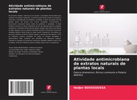 Hadjer Boussoussa | Atividade Antimicrobiana De Extratos Naturais De Plantas...