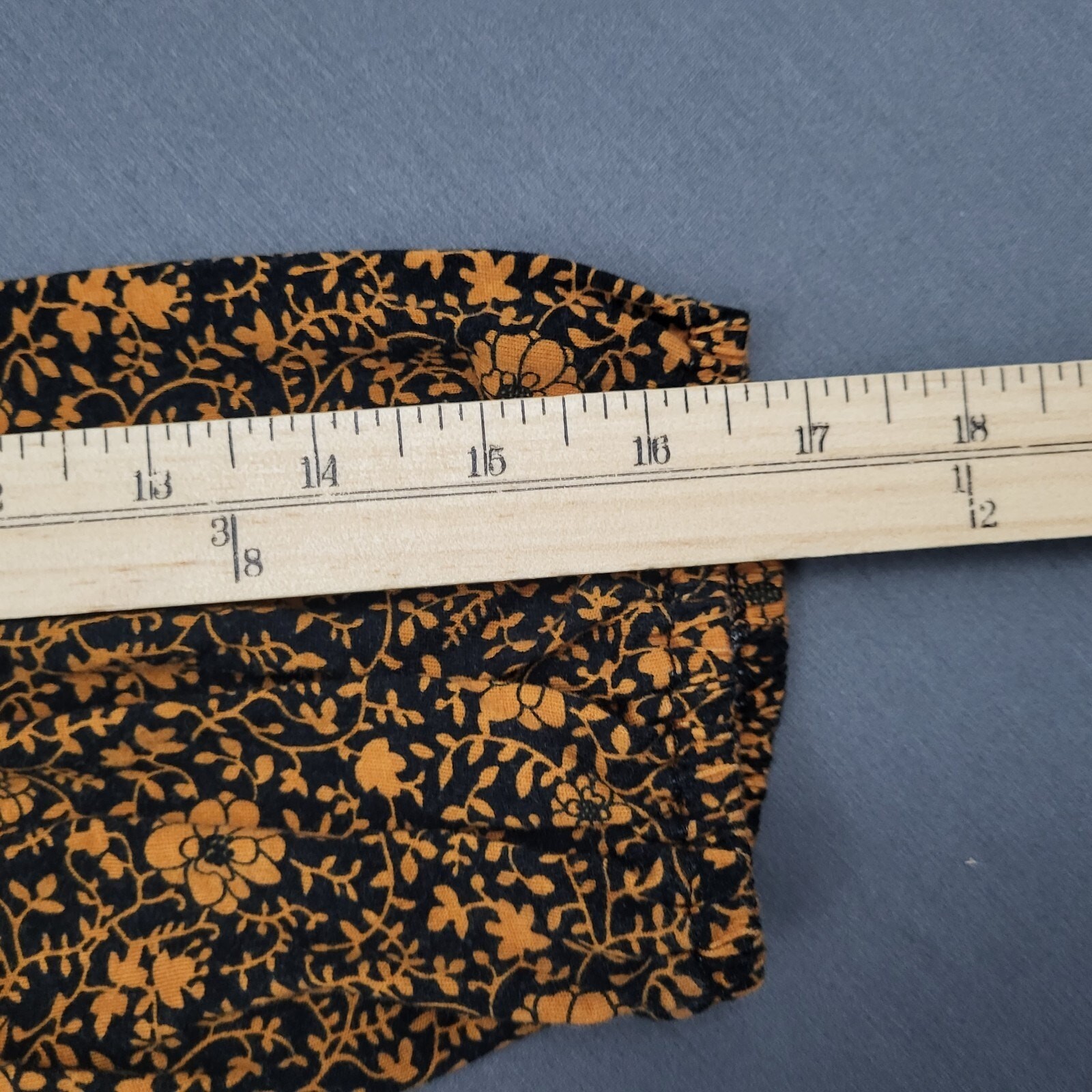 Michael Kors Blouse Womens Large L 3/4 Balloon Sleeve Floral Knit Yellow Black thumbnail 6