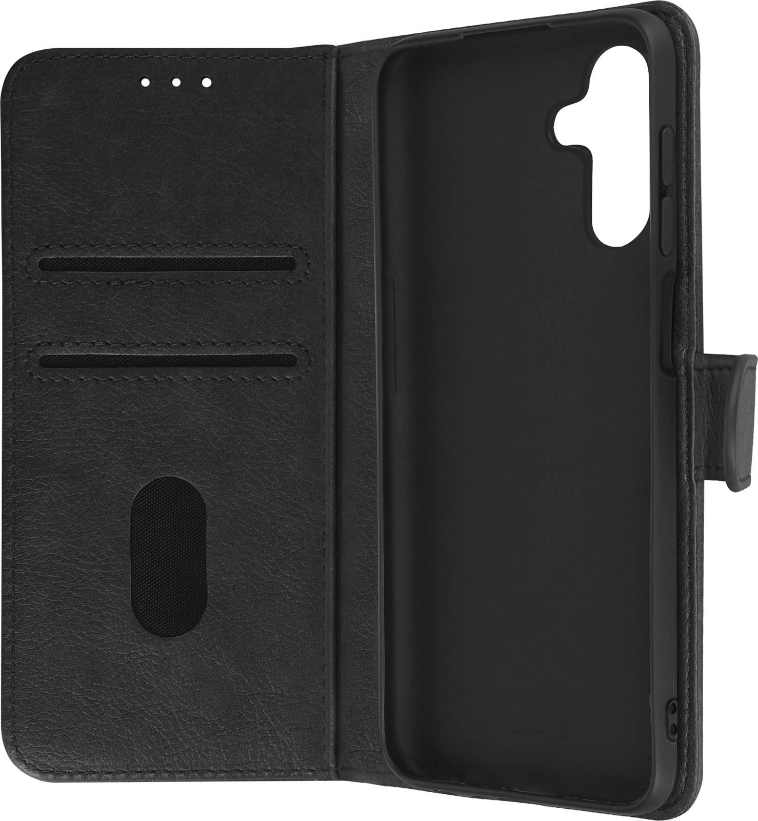Étui folio pour Samsung Galaxy A13 5G et A04s avec porte-carte noir