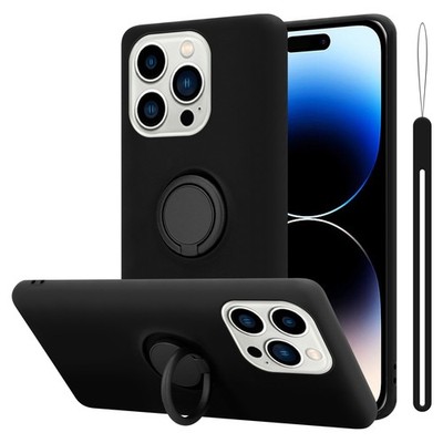 Hülle für Apple iPhone 14 PRO MAX Schutzhülle Handy Cover Case TPU Silikon Ring