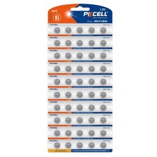 50 Pack LR44 AG13 357 303 SR44 Battery 1.5V Button Coin Cell Batteries