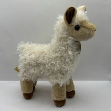 Miyoni by Aurora 12" Llama Plush 2018 Tan Cream Stuffed Animal Toy