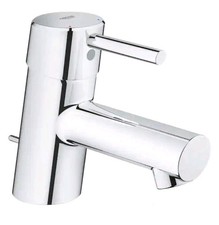 GROHE 34702001 Concetto Single Handle Bathroom Faucet w/ Drain Assy., Chrome
