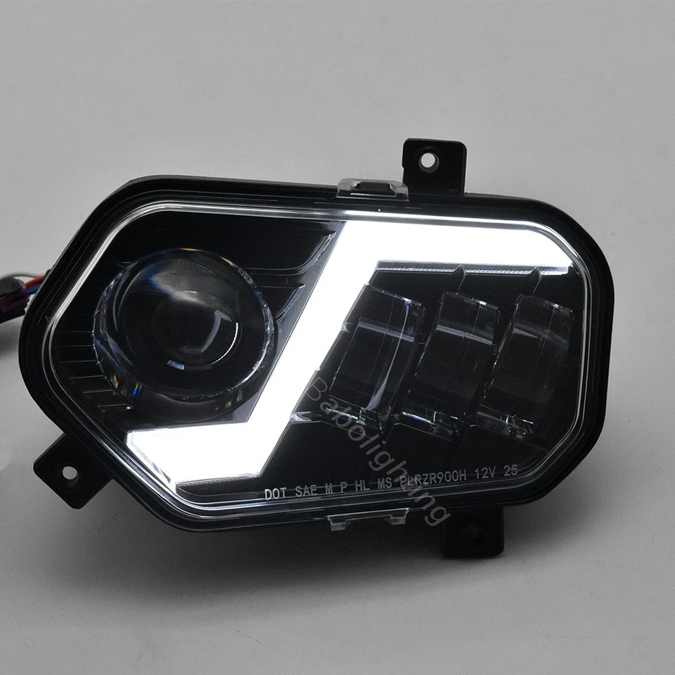 For Polaris RZR S 800 2008-14 / RZR XP 900 2011-14 LED Headlight DRL Hi/Lo Beam - Image 4 of 4
