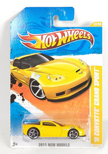 Hot Wheels '11 Corvette C6 Grand Sport yellow 2011 New Models