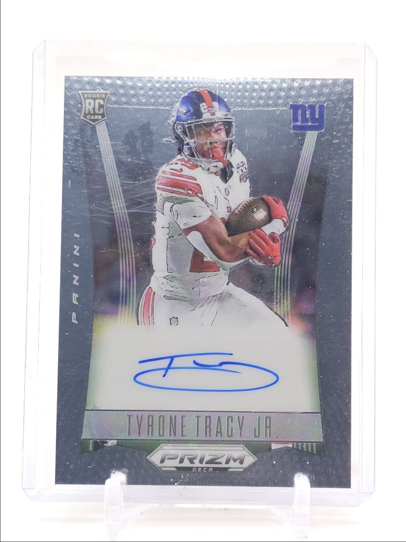 TYRONE TRACY JR. 2024 PANINI PRIZM DECA ROOKIE AUTOGRAPH RC AUTO Q6145