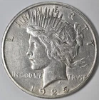 1925 S 90% Silver Peace Dollar Better Date