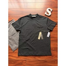 Fear of God Essentials Logo Tee Stretch Limo ...