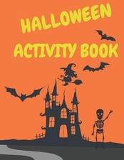 Halloween Activity Book: For Kids: Mazes Word Search Coloring Book by I. Can Gue