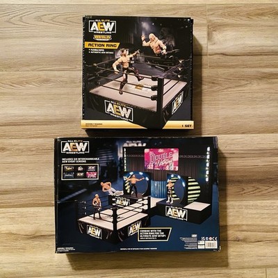 AEW All Elite Action Ring & Unrivaled Collection Pop Up Entrance Stage Bundle