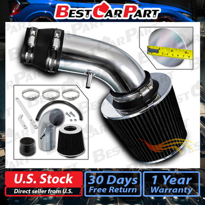 BCP BLACK 90-93 Geo Storm Impulse 1.6L 1.8L L4 Short Ram Intake Kit + Filter